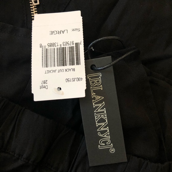 BLANKNYC Woven Moto Jacket NWT Blank NYC - Picture 4 of 6